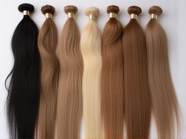 Variety of koala hair extensions